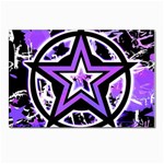 Purple Star Postcards 5  x 7  (Pkg of 10)