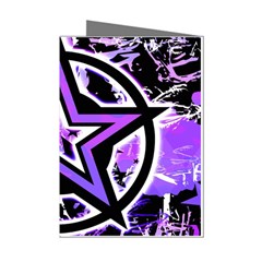 Purple Star Mini Greeting Cards (Pkg of 8) from ArtsNow.com Left