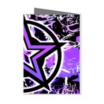 Purple Star Mini Greeting Cards (Pkg of 8)