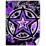 Purple Star Canvas 12  x 16 