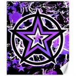 Purple Star Canvas 20  x 24 