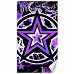 Purple Star Canvas 40  x 72 