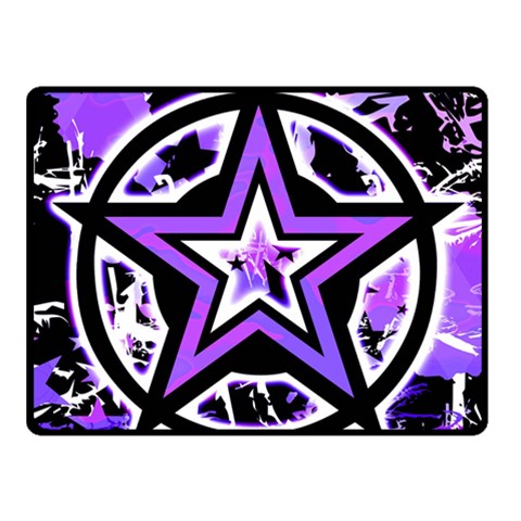 Purple Star Fleece Blanket (Small) from ArtsNow.com 50 x40  Blanket Front