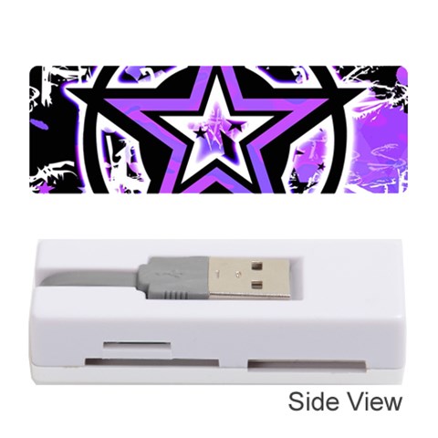Purple Star Memory Card Reader (Stick) from ArtsNow.com Front
