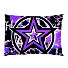 Purple Star Pillow Case (Two Sides) from ArtsNow.com Front