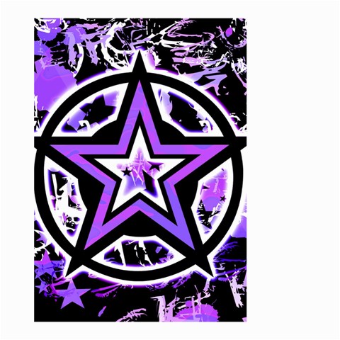 Purple Star Large Garden Flag (Two Sides) from ArtsNow.com Front
