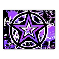 Purple Star Double Sided Fleece Blanket (Small) from ArtsNow.com 45 x34  Blanket Back