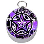 Purple Star Silver Compass