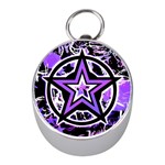 Purple Star Silver Compass (Mini)