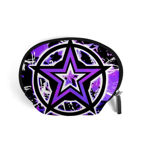 Purple Star Accessory Pouch (Small) from ArtsNow.com Front