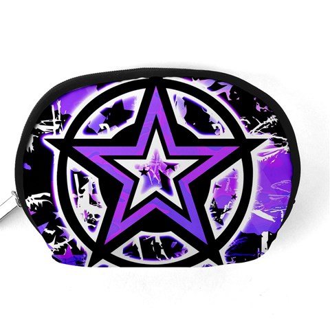Purple Star Accessory Pouch (Medium) from ArtsNow.com Back
