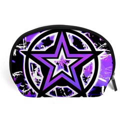 Purple Star Accessory Pouch (Large) from ArtsNow.com Front