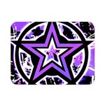 Purple Star Double Sided Flano Blanket (Mini)