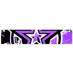 Purple Star Small Flano Scarf