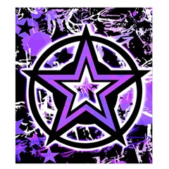 Purple Star Duvet Cover Double Side (King Size) from ArtsNow.com Front