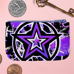 Purple Star Large Coin Purse from ArtsNow.com Back