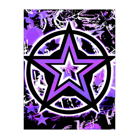 Purple Star Medium Tapestry from ArtsNow.com Front