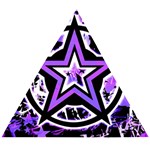 Purple Star Wooden Puzzle Triangle