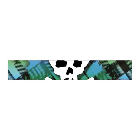 Rainbow Plaid Skull Midi Wrap Pencil Skirt from ArtsNow.com Waistband