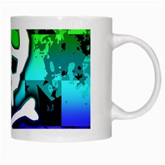 Rainbow Skull White Mug from ArtsNow.com Right