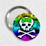 Rainbow Skull 2.25  Handbag Mirror