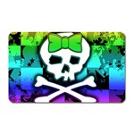 Rainbow Skull Magnet (Rectangular)