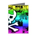 Rainbow Skull Mini Greeting Card