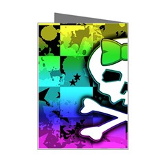 Rainbow Skull Mini Greeting Card from ArtsNow.com Right