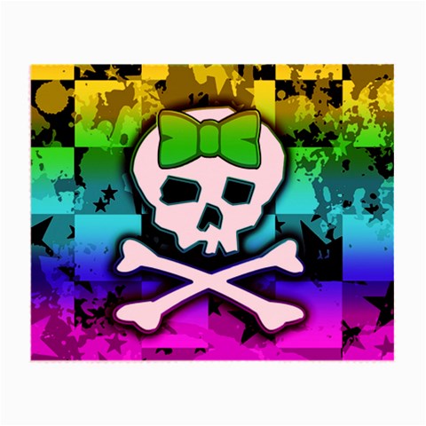 Rainbow Skull Small Glasses Cloth from ArtsNow.com Front