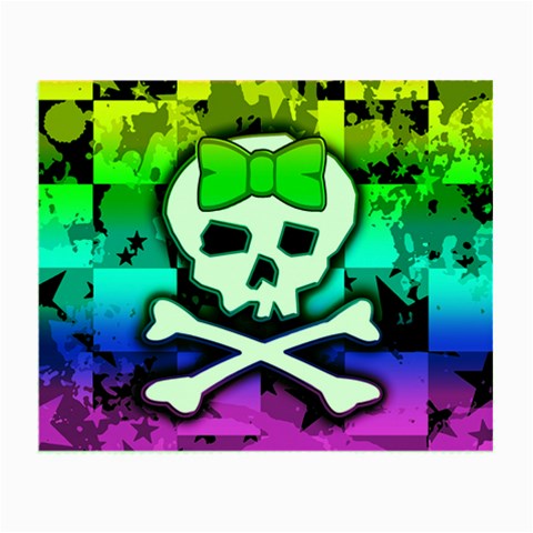 Rainbow Skull Small Glasses Cloth from ArtsNow.com Front