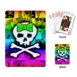 Rainbow Skull Playing Cards Single Design (Rectangle)