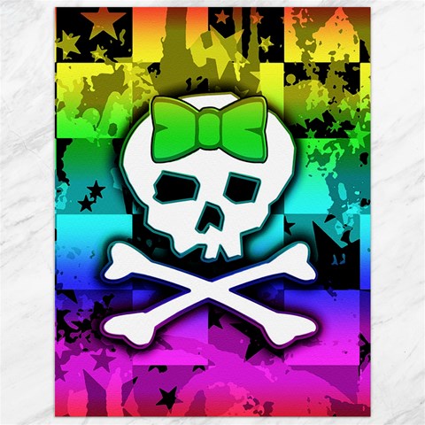 Rainbow Skull Canvas 12  x 16  from ArtsNow.com 11.86 x15.41  Canvas - 1