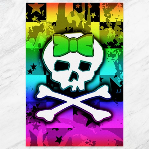 Rainbow Skull Canvas 12  x 18  from ArtsNow.com 11.88 x17.36  Canvas - 1