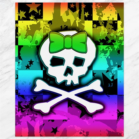 Rainbow Skull Canvas 16  x 20  from ArtsNow.com 15.75 x19.29  Canvas - 1