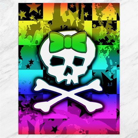 Rainbow Skull Canvas 18  x 24  from ArtsNow.com 17.8 x23.08  Canvas - 1