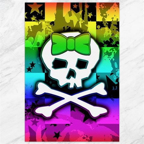 Rainbow Skull Canvas 20  x 30  from ArtsNow.com 19.62 x28.9  Canvas - 1