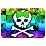 Rainbow Skull Large Doormat