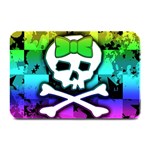 Rainbow Skull Plate Mat