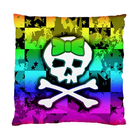 Rainbow Skull Standard Cushion Case (One Side) from ArtsNow.com Front