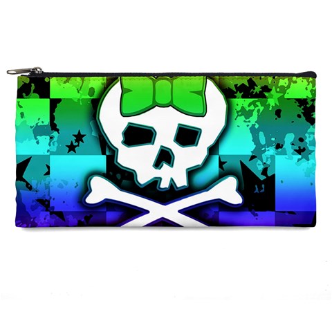 Rainbow Skull Pencil Case from ArtsNow.com Front