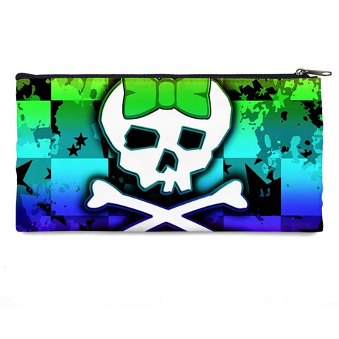 Rainbow Skull Pencil Case from ArtsNow.com Back