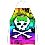 Rainbow Skull Full Print Apron