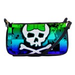 Rainbow Skull Shoulder Clutch Bag