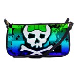 Rainbow Skull Shoulder Clutch Bag