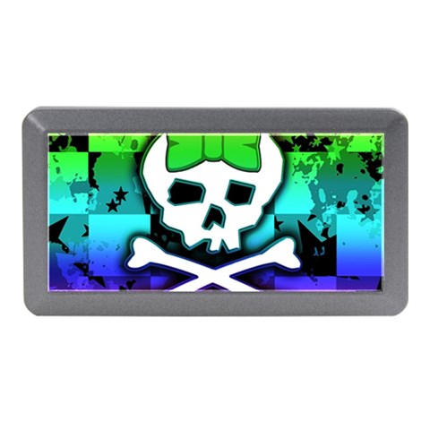 Rainbow Skull Memory Card Reader (Mini) from ArtsNow.com Front