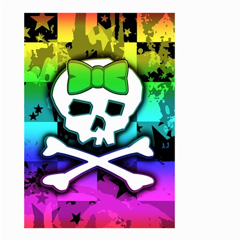 Rainbow Skull Large Garden Flag (Two Sides) from ArtsNow.com Front