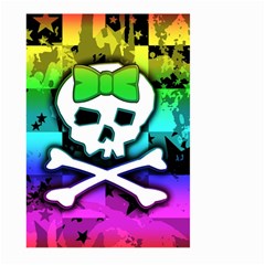 Rainbow Skull Large Garden Flag (Two Sides) from ArtsNow.com Front