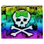 Rainbow Skull Cosmetic Bag (XXXL)