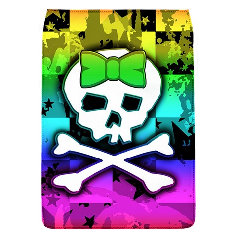 Rainbow Skull Removable Flap Cover (S) from ArtsNow.com Front