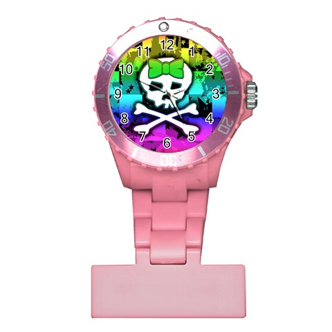 Rainbow Skull Plastic Nurses Watch from ArtsNow.com Front